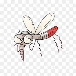 拟人卡通蚊子