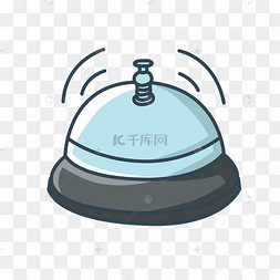 高档西式餐厅按铃矢量图标免抠图