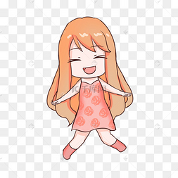 少女q版卡通人物