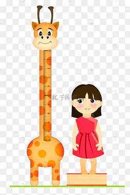 with snap商用可爱长颈鹿测身高商用下载