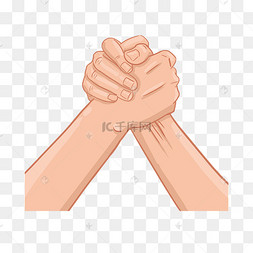 交叉插图下载 png下载psd合作愉快表情包下载 png下载c4d手指语言手势