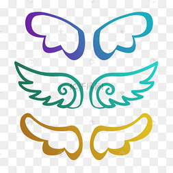 彩色蝴蝶简笔画