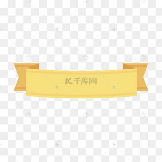 卡通粉色绸带矢量图