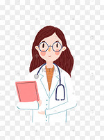 女医生卡通图片 女医生卡通图片素材免费下载 千库网