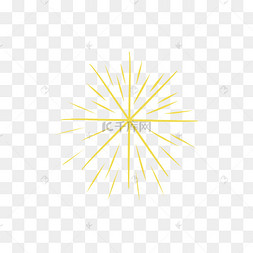 矢量针状放射光线线条