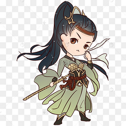 古风q版人物形象