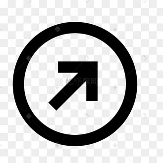 卡通向下的箭头号