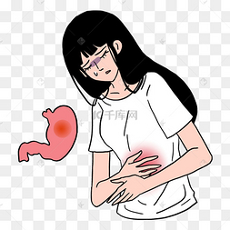 难受的卡通表情