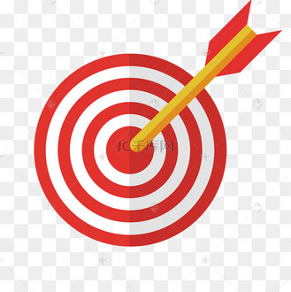 卡通箭靶矢量图下载