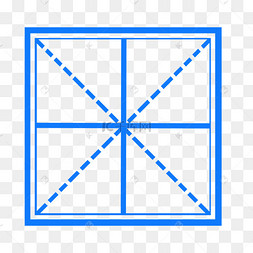 蓝色田字格