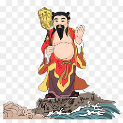 八仙过海钟离权png免抠