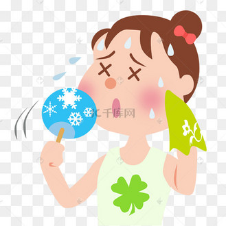 流汗的人物png素材