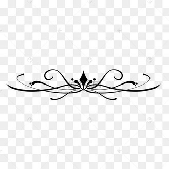 黑色水墨藤蔓素材图