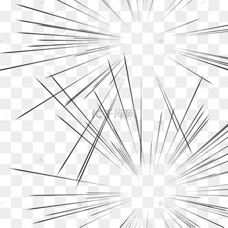 多角度集中线冲击力