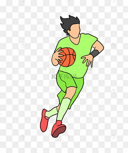下载 png下载 															psd室外篮球场球员三步上篮搜索词三步