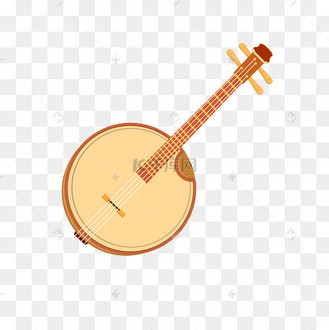 卡通二胡矢量图下载