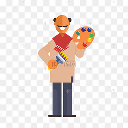 矢量艺术家图片-矢量艺术家图片素材免费下载-千库网