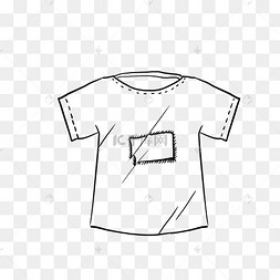 女士服装的简笔画