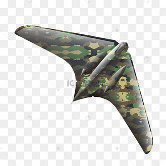 军事隐形飞机插画