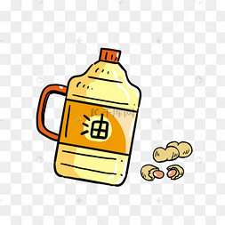 卡通食用油设计素材