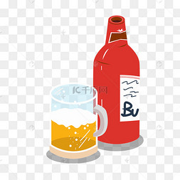 百威啤酒免扣元素