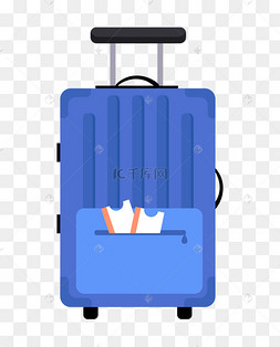 手绘整理行李插画手绘粉色行李箱插画手绘棕色行李箱插画手绘棕色行李