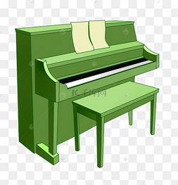 绿色钢琴