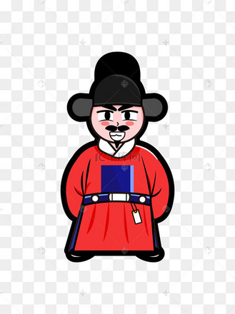 矢量ai卡通人物元素古代明朝官员素材