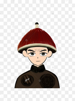 延禧攻略富察傅恒御前侍卫古装人物手绘元素手绘延禧攻略吴谨言卡通