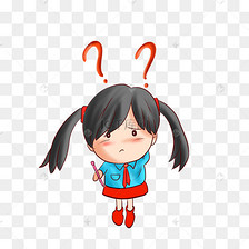 学生坐在问号上思考