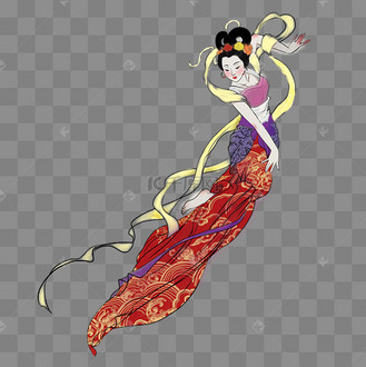 敦煌飞天天女仙女古典