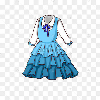 公主袖连衣裙图片_公主袖连衣裙设计图片素材大全-千库网