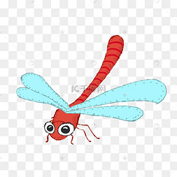 可爱蜻蜓卡通