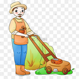 表情包立秋秋分妈妈带孩子一起参加秋收割禾亲子活动五一劳动节劳动