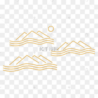 中国风棱角山