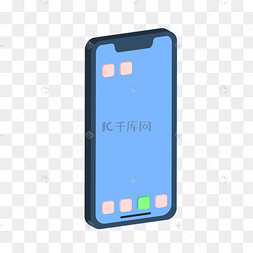 创意免扣2.5d卡通手绘素材手机