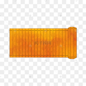 古风竹简装饰插画