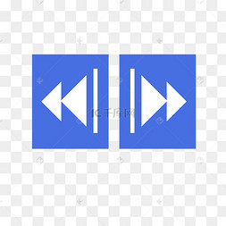 扁平商务左右翻页图标