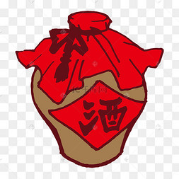 清明节酒坛子素材矢量免抠