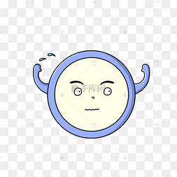 扁平简约句号图案