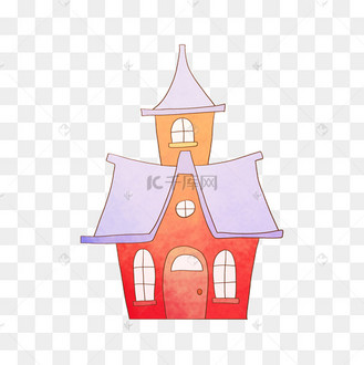 卡通小屋紫色图片_卡通小屋紫色素材-卡通小屋紫色图片大全-千库网