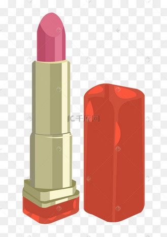 黑色外壳粉色口红