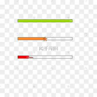 卡通游戏血量条