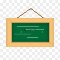 一块黑板