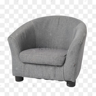 布艺灰色沙发