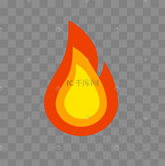 卡通火苗火标志图片
