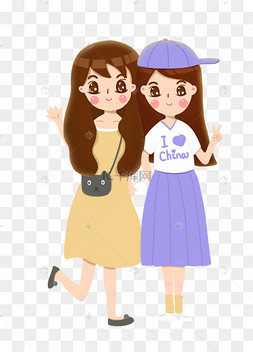 闺蜜图案图片-闺蜜图案图片素材免费下载-千库网