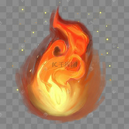 原画游戏q版火焰