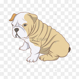 卡通皮皮狗