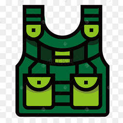 绿色警察防弹衣